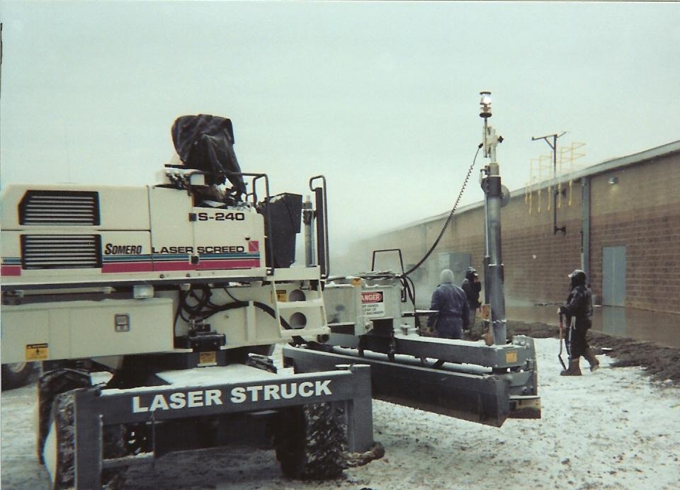 Laser Screeding Winter 2001